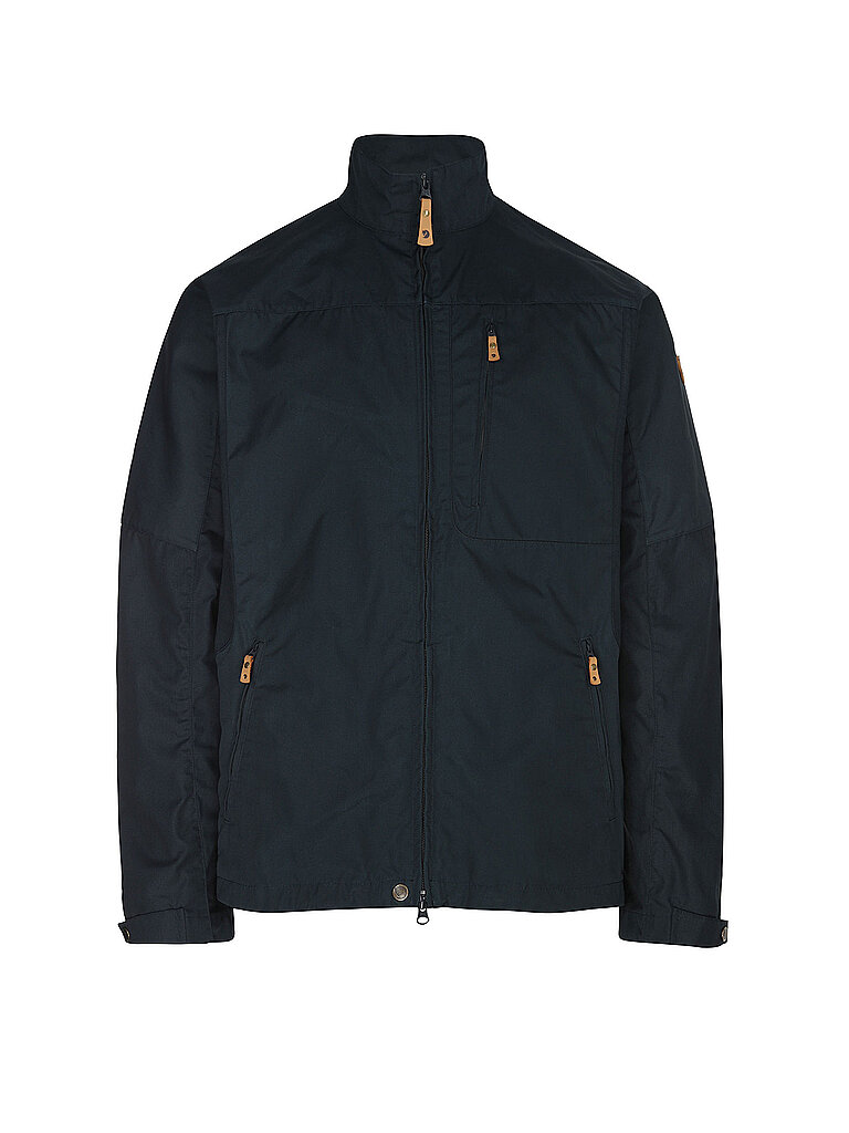 Fjällräven FJÄLLRÄVEN Herren Wanderjacke Oevik Stencoller G1000 Lite Hoodie dunkelblau | S, dunkelblau