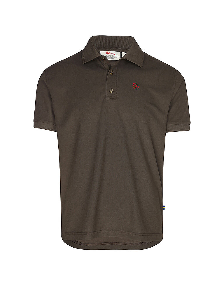 Fjällräven FJÄLLRÄVEN Herren Funktionspolo Crowley Pique braun | S, braun