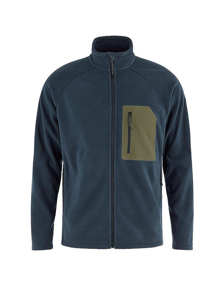 Fjällräven FJÄLLRÄVEN Herren Fleecejacke Kaipak dunkelblau | M, dunkelblau