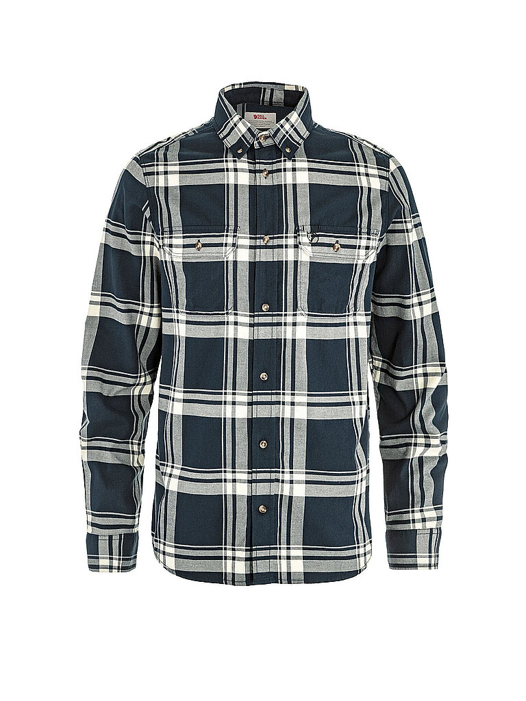 Fjällräven FJÄLLRÄVEN Herren Hemd Oevik Lite Flannel dunkelblau | S, dunkelblau