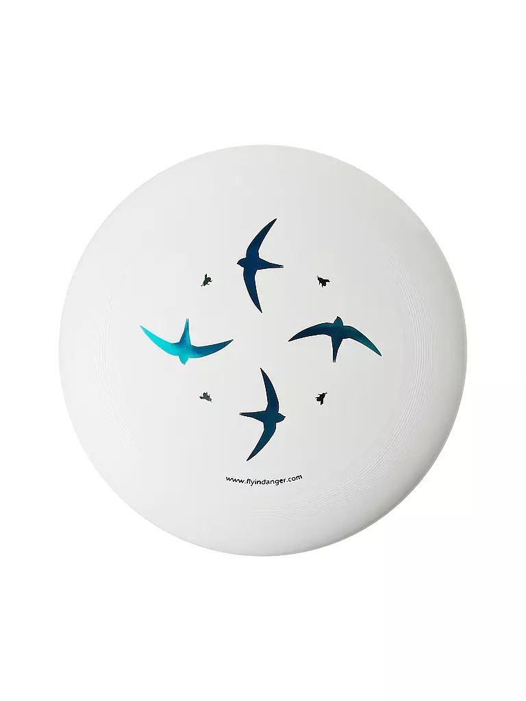 FLY IN DANGER | Frisbee Ultimate Disc Circle | weiß