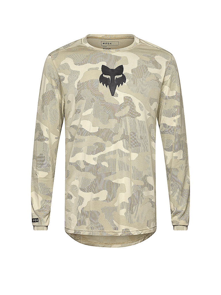FOX FOX Herren Radshirt Langarm-Jersey Ranger TruDri beige | S, beige