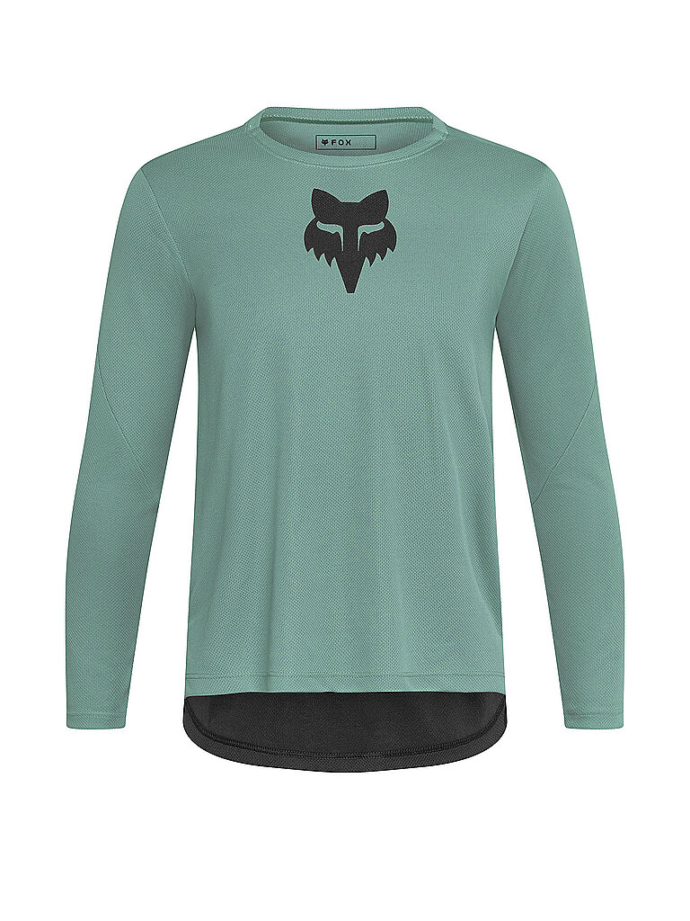 FOX Kinder Radtrikot Ranger Head grün | 152-158