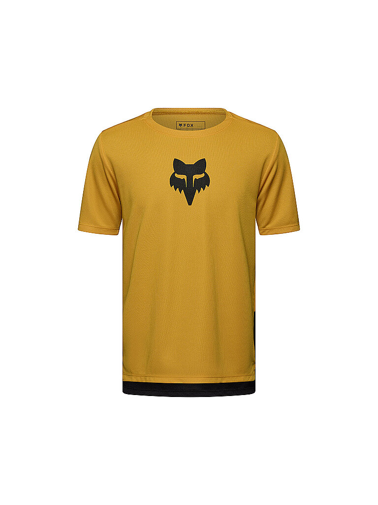 FOX Kinder Radtrikot Ranger Head senf | 152-158