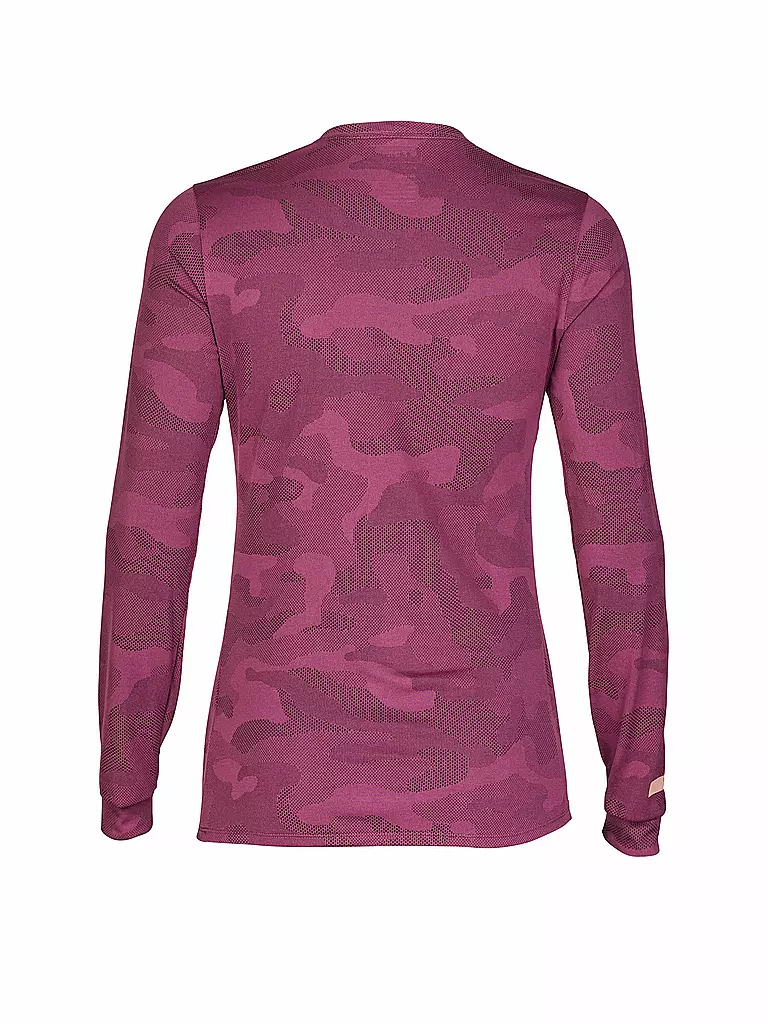 FOX | Damen Radshirt  Langarm-Jersey Ranger TruDri™ | beere