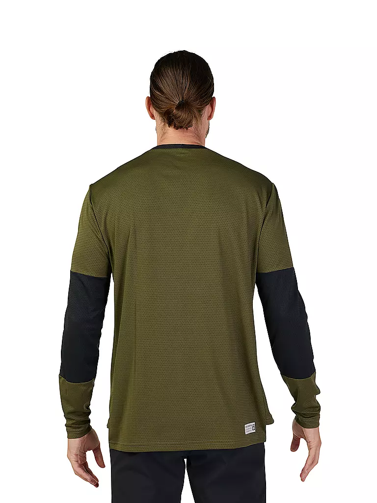 FOX | Herren MTB-Shirt Defend Fox Head LS | olive