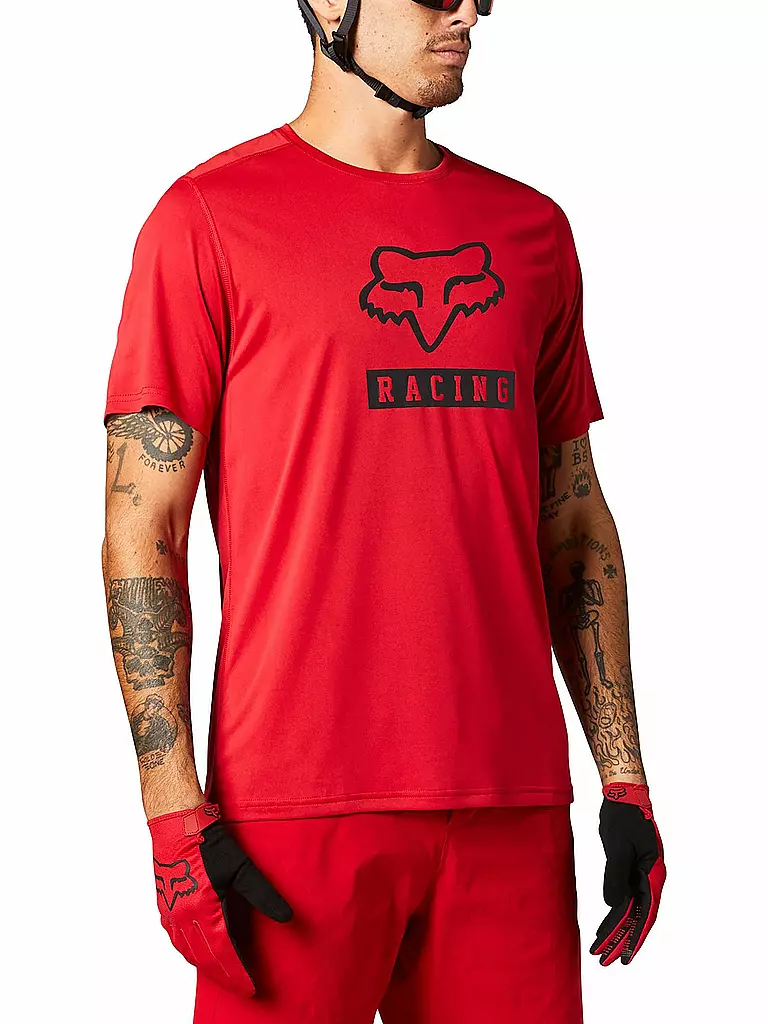 FOX | Herren Radshirt Ranger Block | rot