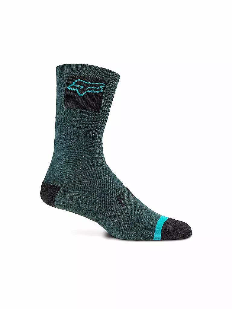 FOX | Herren Radsocken Defend 8" | petrol