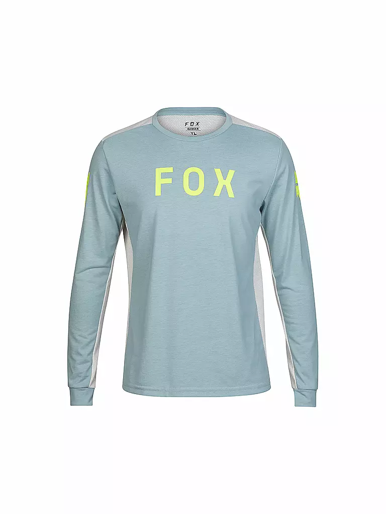 FOX | Kinder Radshirt  Langarm-Jersey Ranger Aviation drirelease®  | hellgrau