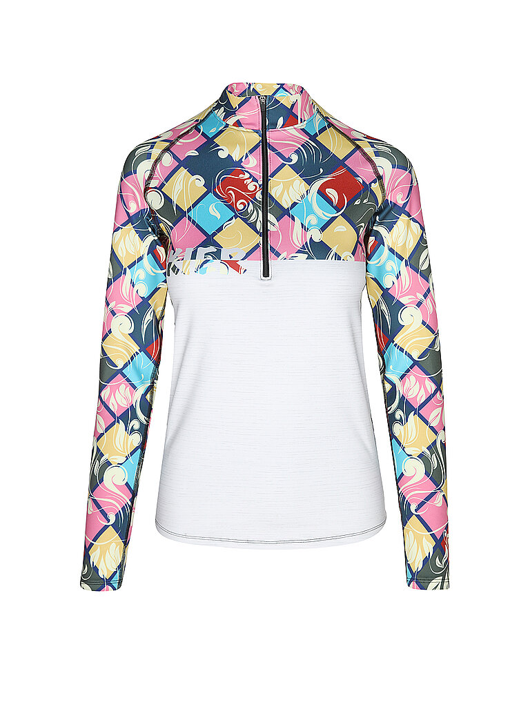 FREISEIN FREISEIN Damen Unterzieh Zipshirt Ski Mounten hellgrau | XS, hellgrau