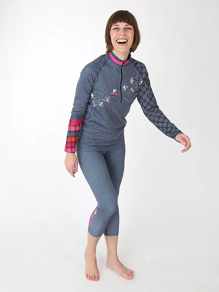 FREISEIN | Damen Unterziehshirt MountainMadl | blau