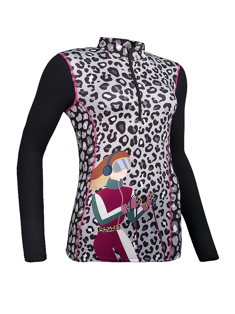 FREISEIN | Damen Unterziehshirt SnowShoes | bunt