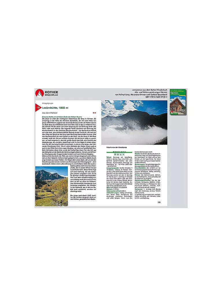 FREYTAG & BERNDT | Buch - Alm- und Hüttenwanderungen Kärnten | keine Farbe