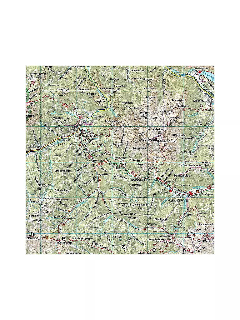 FREYTAG & BERNDT | Wanderkarte WK 0062 Gesäuse - Haller Mauern - Eisenerzer Alpen, 1:50.000 | keine Farbe