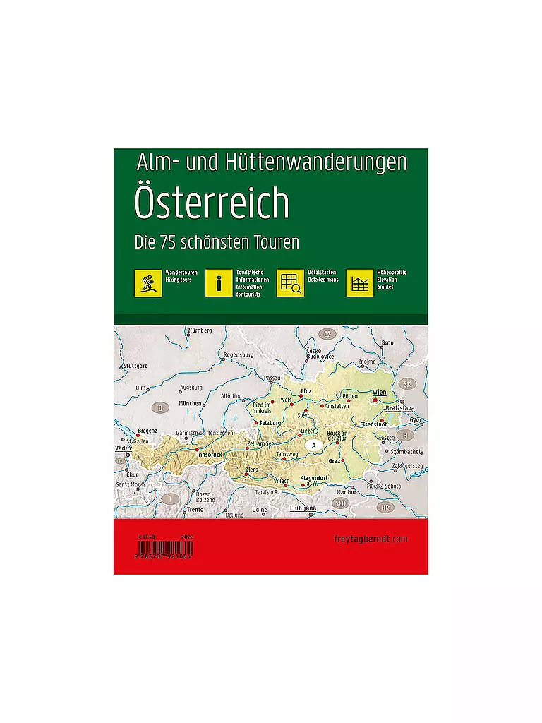 FREYTAG & BERNDT | Buch - Alm- und Hüttenwanderungen Österreich | keine Farbe