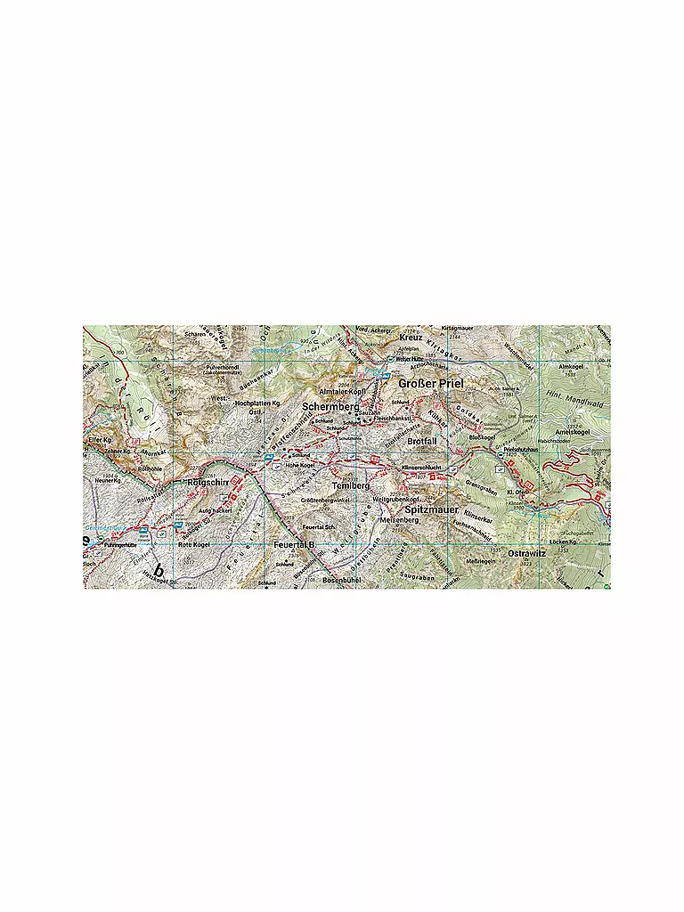 FREYTAG & BERNDT | Pyhrn-Priel, Wander-, Rad- und Freizeitkarte 1:50.000 | keine Farbe