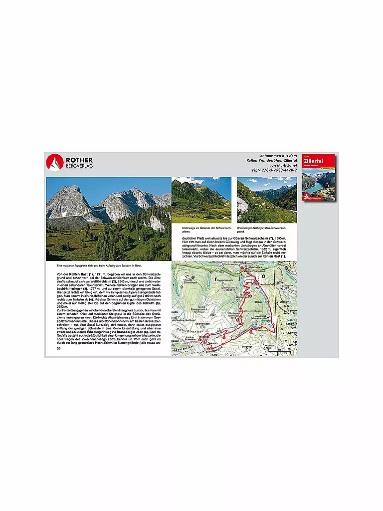 FREYTAG & BERNDT | Rother Wanderführer Zillertal | keine Farbe