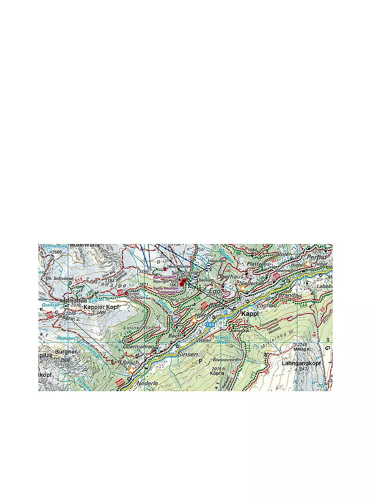 FREYTAG & BERNDT | Wanderkarte WK 254 Landeck - Reschenpass - Samnaungruppe - Paznaun, 1:50.000 | keine Farbe