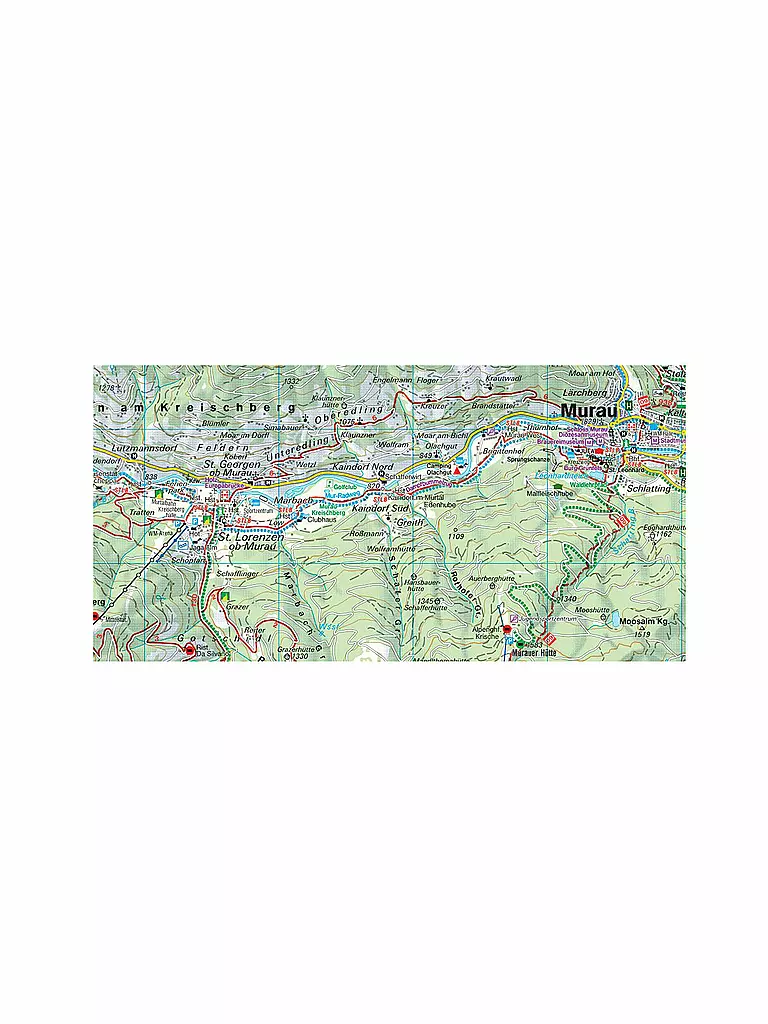 FREYTAG & BERNDT | WK 211 Naturpark Zirbitzkogel-Grebenzen - Murau - Sölkpass Wanderkarte 1:50.000 | keine Farbe