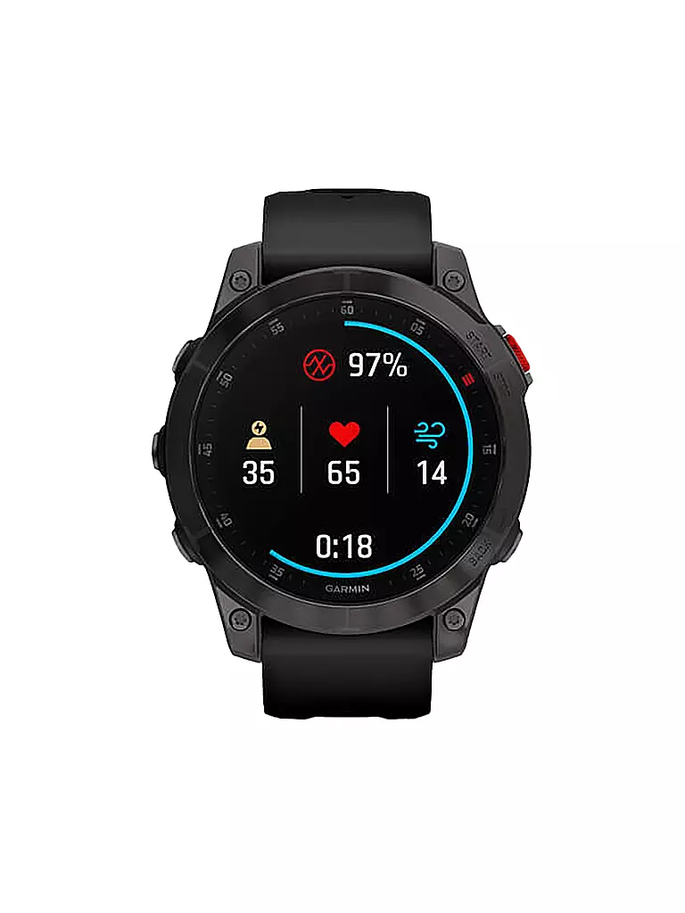 GARMIN | GPS-Multisport-Smartwatch epix™ 2 Sapphire | schwarz