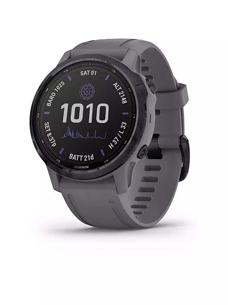 GARMIN | GPS-Multisport-Smartwatch Fenix® 6S – Pro Solar | grau