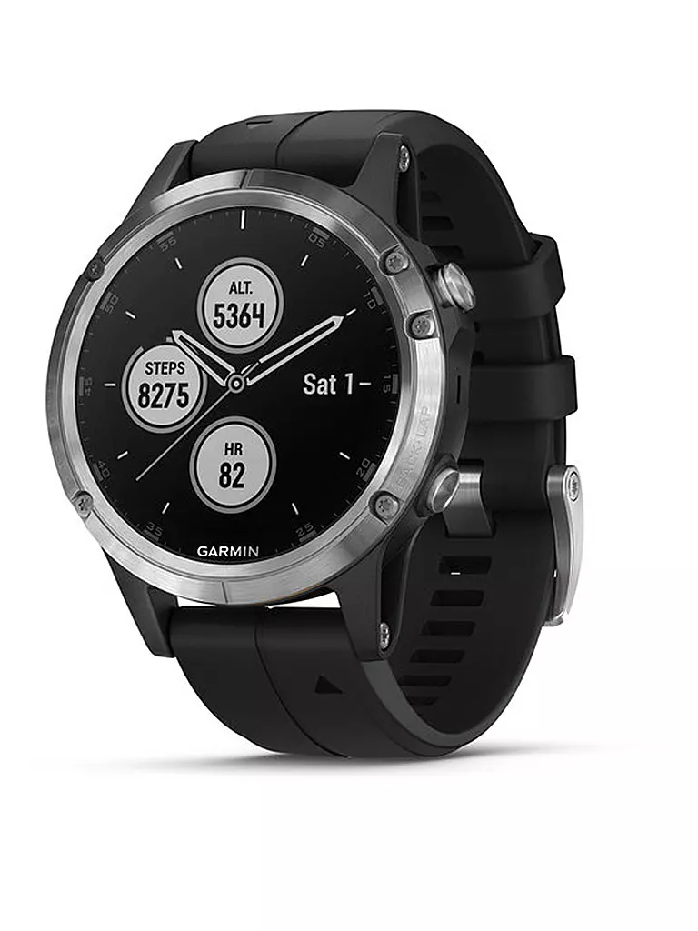 GARMIN | GPS-Sportuhr Fenix 5 Plus | schwarz