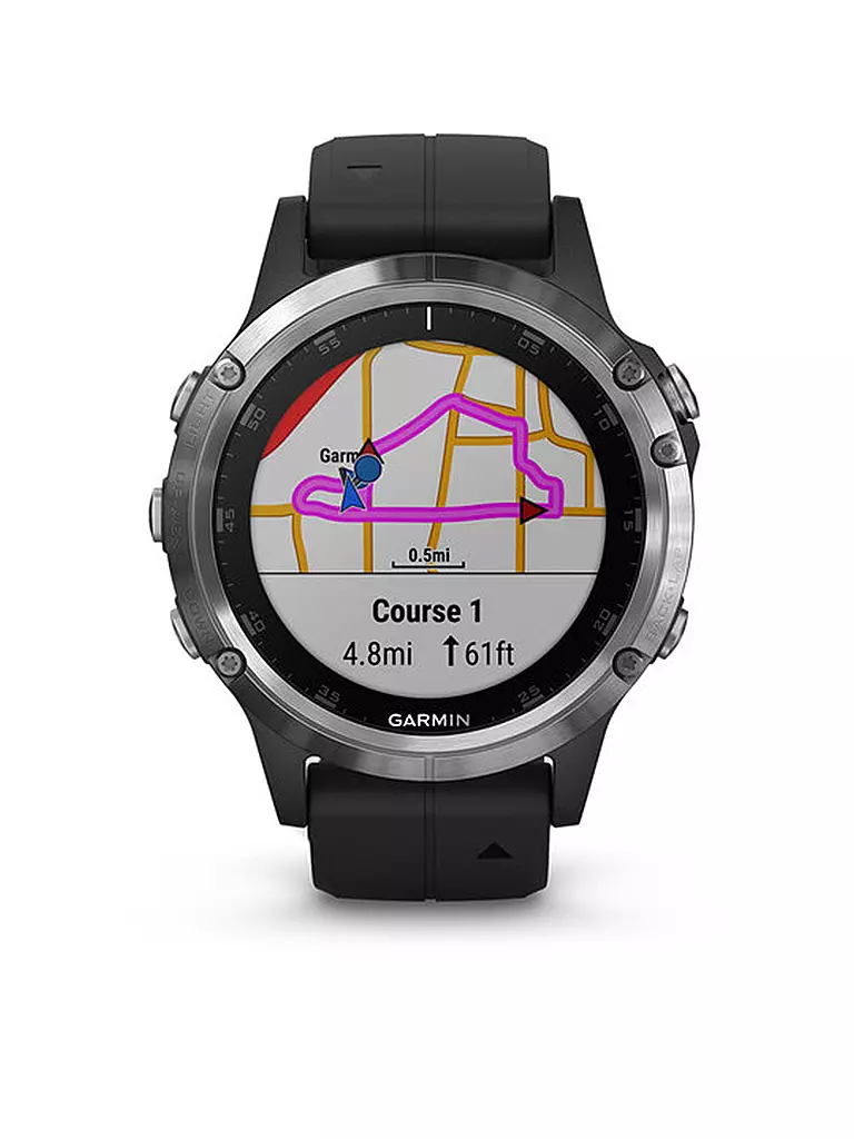 GARMIN | GPS-Sportuhr Fenix 5 Plus | schwarz