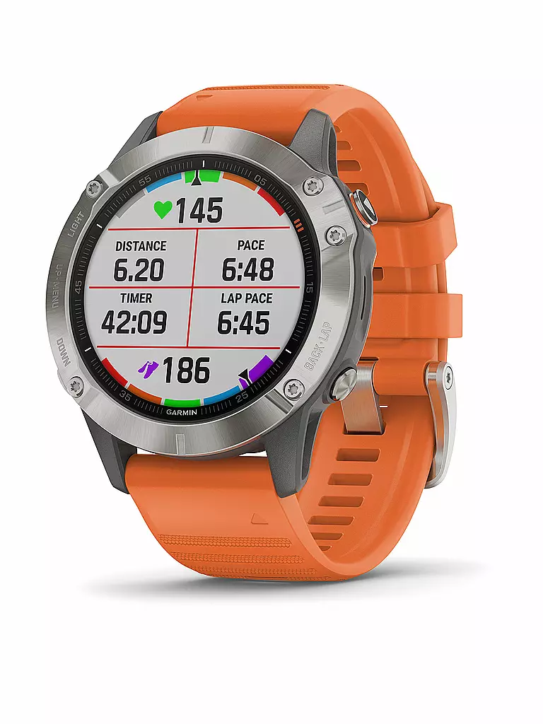 Unterschied Garmin Fenix 6 Und Fenix 6 Pro GARMIN GPS-Sportuhr Fenix 6 Pro Sapphire Titan