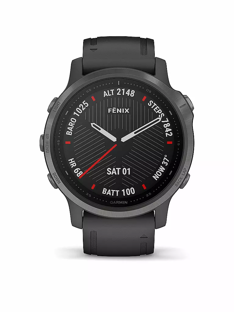 GARMIN | GPS-Sportuhr Fenix 6S Sapphire | grau