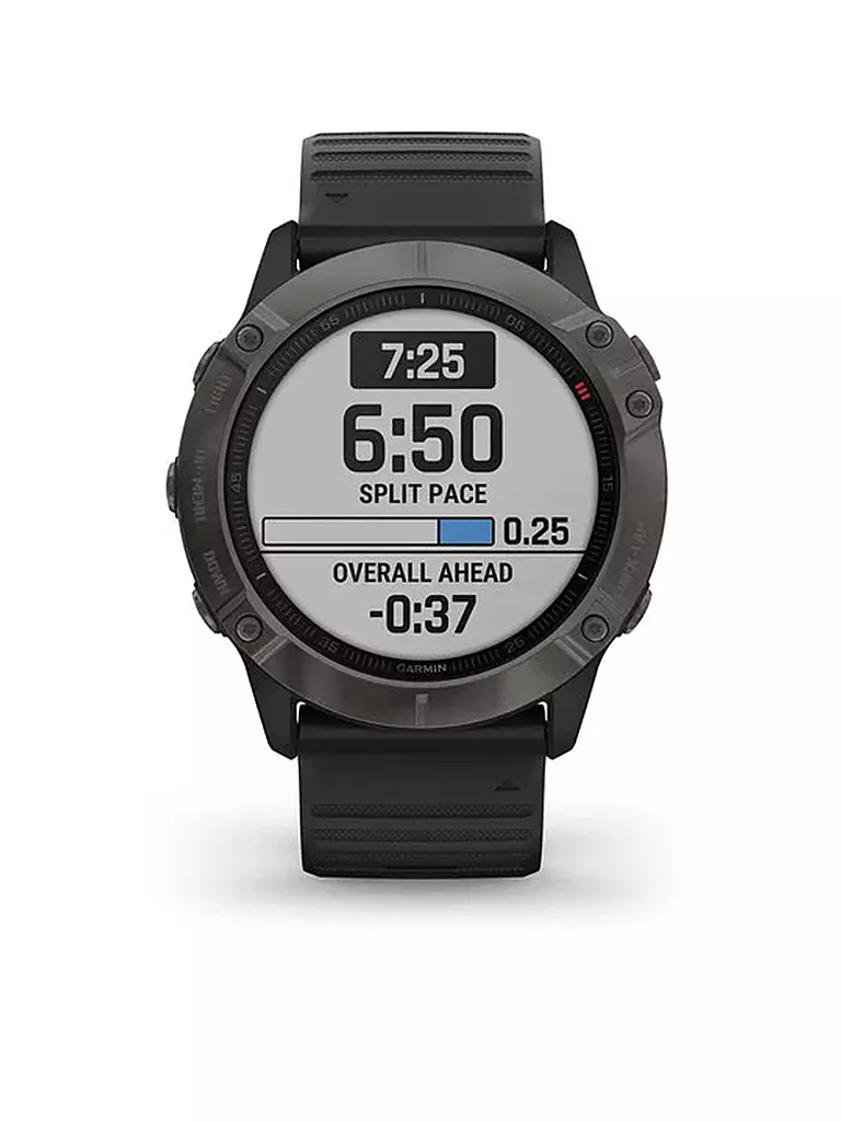 GARMIN | GPS-Sportuhr Fenix 6X Sapphire | schwarz