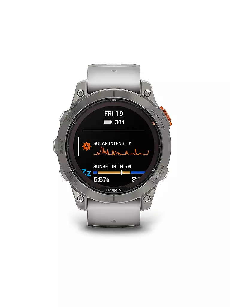 GARMIN | GPS-Sportuhr fenix 7 Pro Sapphire Solar | silber