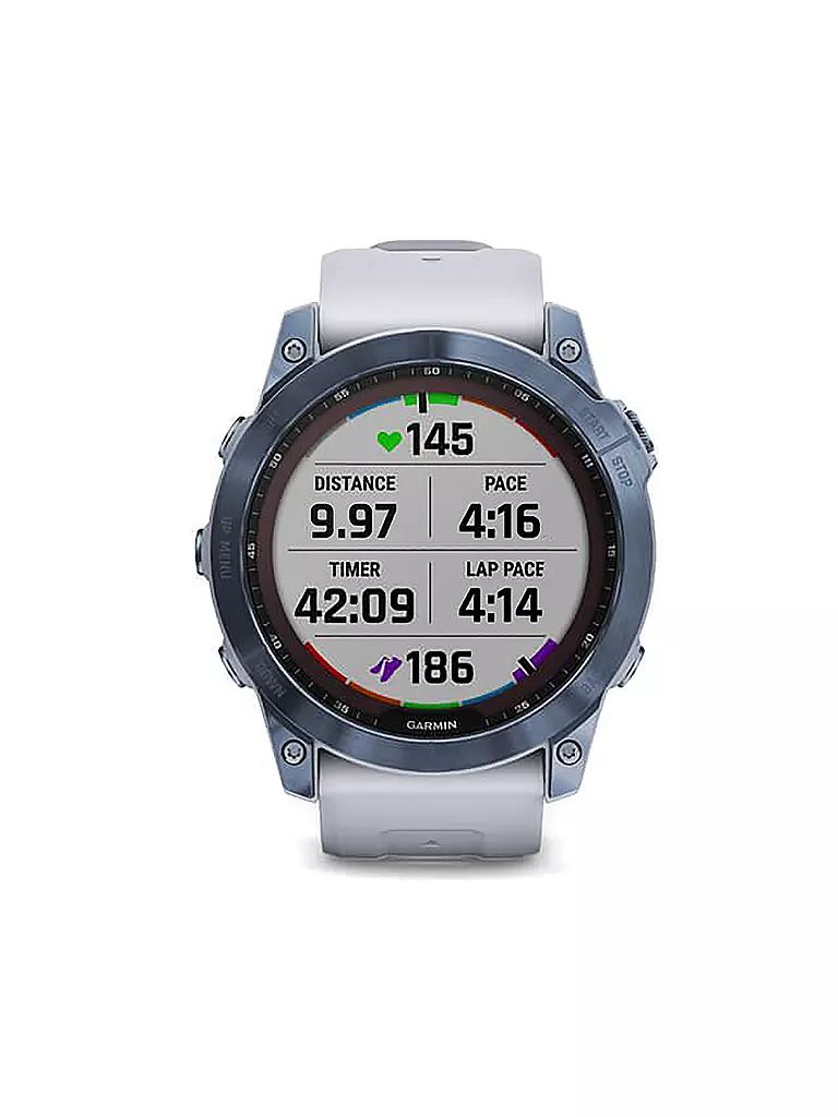 GARMIN | GPS-Sportuhr Fenix 7X Sapphire Solar | weiss