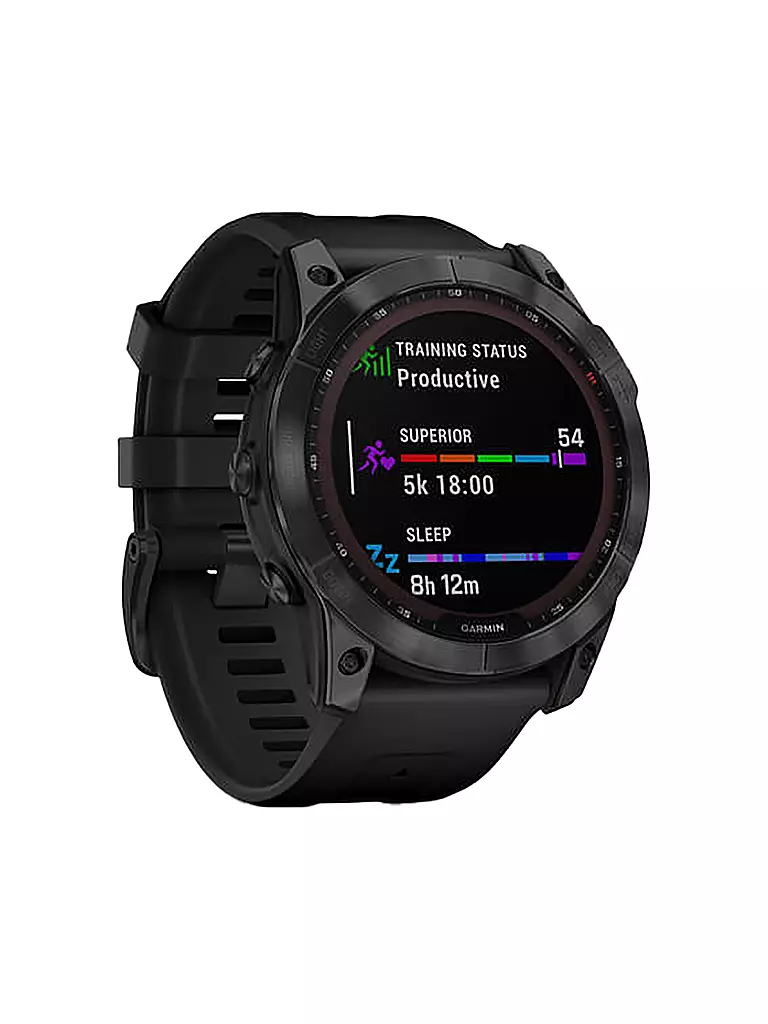 GARMIN | GPS-Sportuhr Fenix 7X Sapphire Solar | schwarz