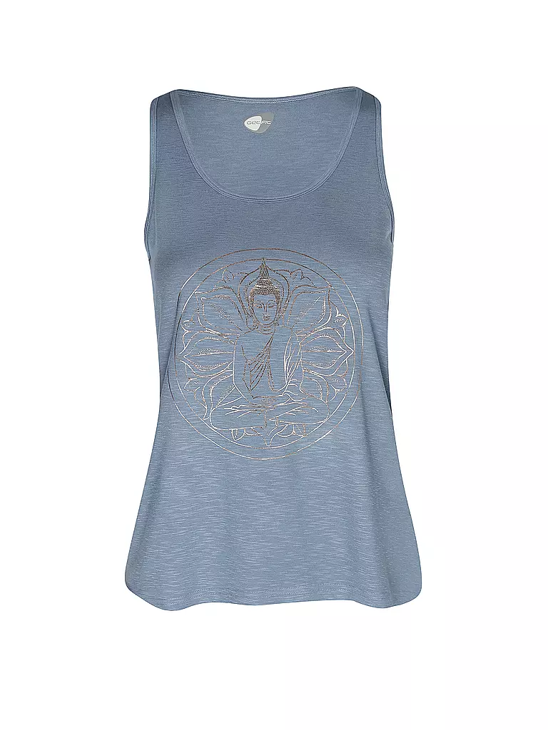 GETFIT |  Damen Yoga Tanktop  | blau