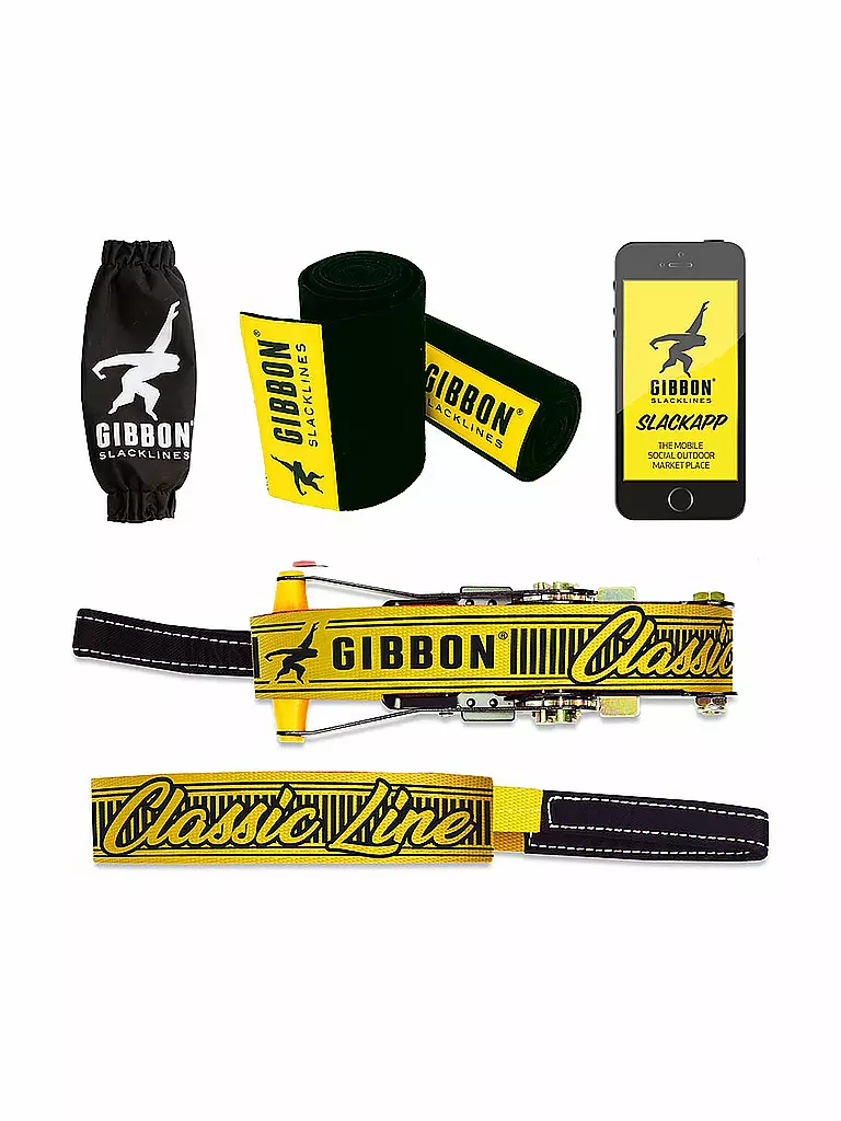 GIBBON SLACKLINES | Slackline Classic Line XL Treewear | keine Farbe