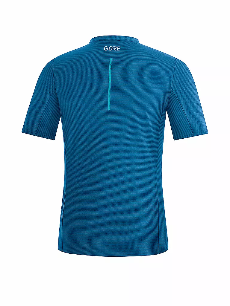 GORE | Herren Laufshirt Contest Zip | blau