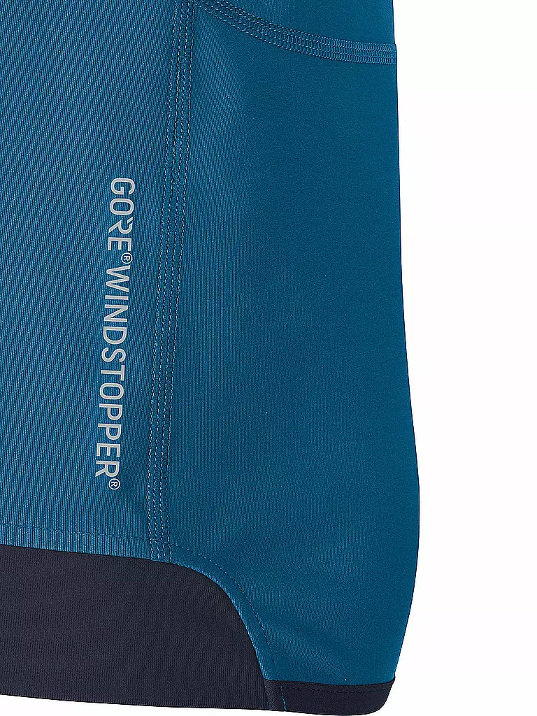 GORE | Herren Laufshirt R3 Partial GORE® WINDSTOPPER® | blau