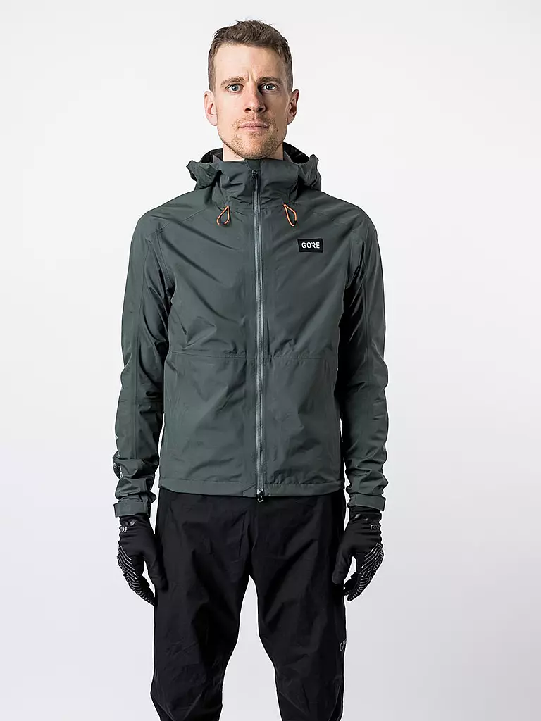 GORE | Herren Winter Radjacke Endure | grau