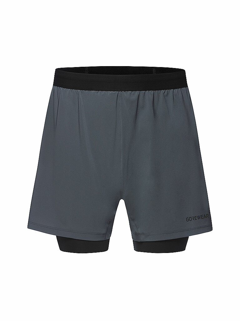 GOREWEAR GOREWEAR Herren Laufshorts Concurve 5 2in1 grau | S, grau