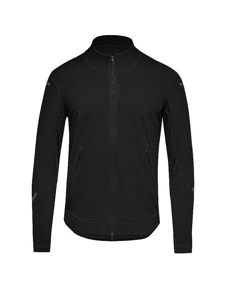 GOREWEAR GOREWEAR Herren Laufshirt Concurve Thermo Hybrid schwarz | S, schwarz