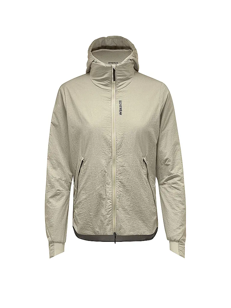 GOREWEAR | Damen Laufjacke CONCURVE WINDSTOPPER® | beige