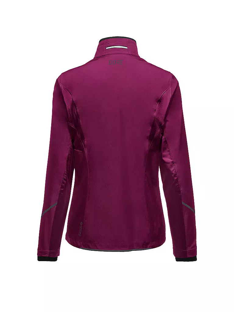 GOREWEAR | Damen Laufjacke R3 Partial GORE-TEX INFINIUM™ | beere