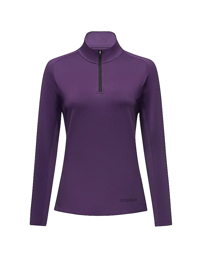 GOREWEAR | Damen Laufshirt Everyday 1/4 Zip | lila