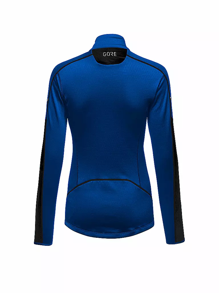 GOREWEAR | Damen Laufshirt Thermo Zip | dunkelblau