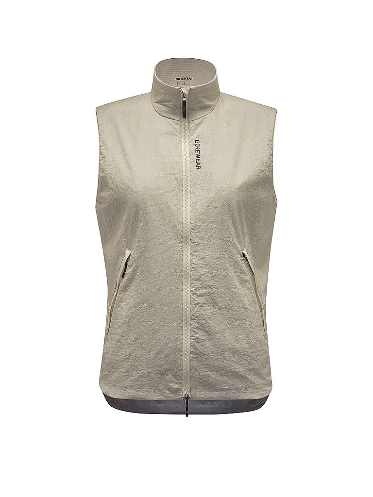 GOREWEAR | Damen Laufweste CONCURVE WINDSTOPPER® | beige