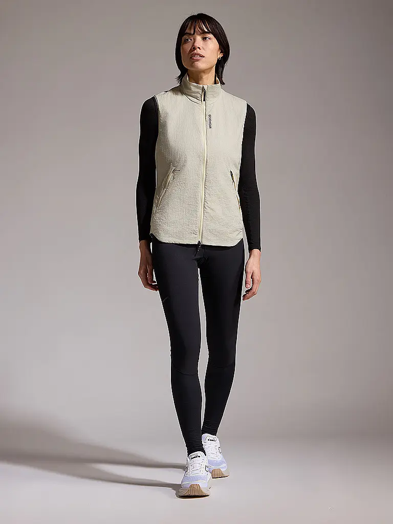 GOREWEAR | Damen Laufweste CONCURVE WINDSTOPPER® | beige