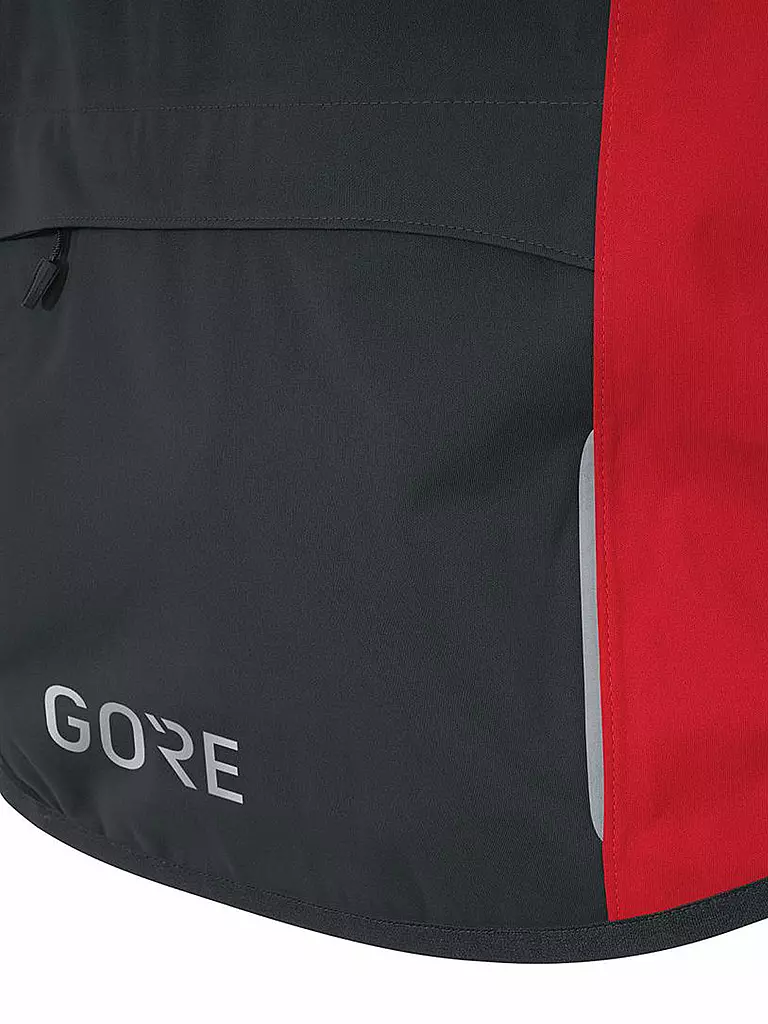 GOREWEAR | Herren Jacke C5 GORE-TEX ACTIVE | rot