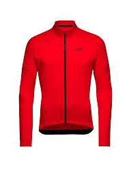 GOREWEAR | Herren Rad Trikot C3 Thermo FZ | rot