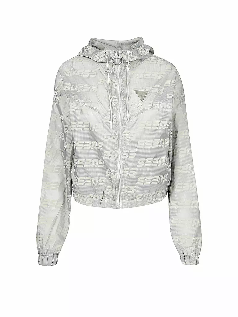 GUESS PERFORMANCE | Damen Fitnessjacke Packable | grau