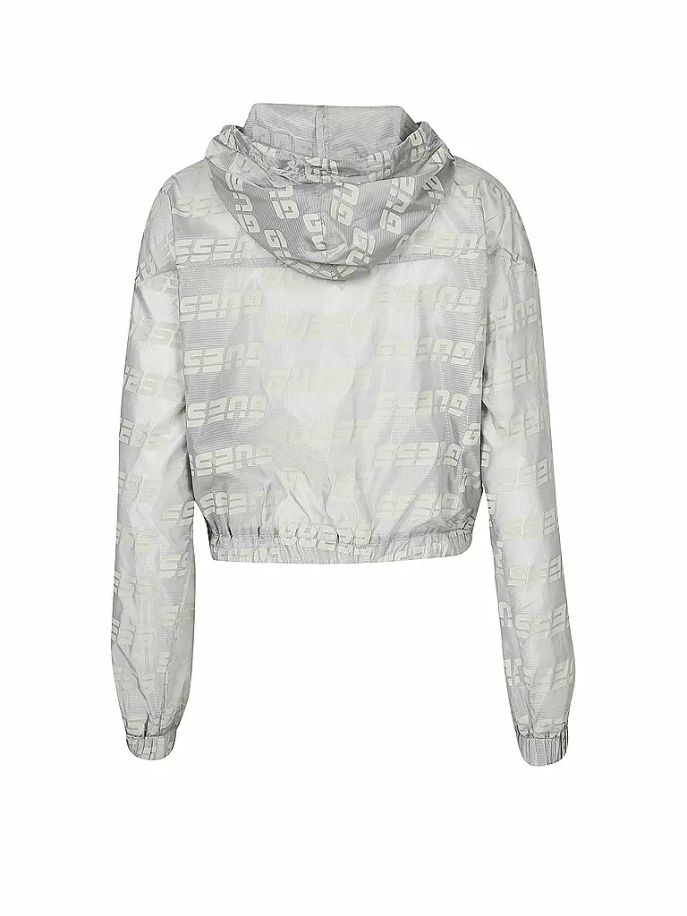 GUESS PERFORMANCE | Damen Fitnessjacke Packable | grau